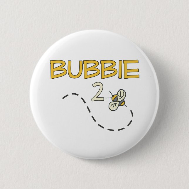 Bubbie 2 Bee 6 Cm Round Badge (Front)