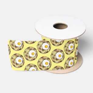 Bubble and Squeak Brunch UK British Food Cuisine Satin Ribbon