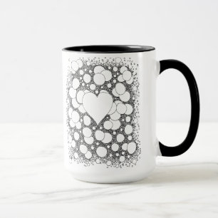 Bubble Art, Retro, Hippie, Boho Coffee Mug