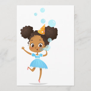 Bubble Bash Birthday Invitation