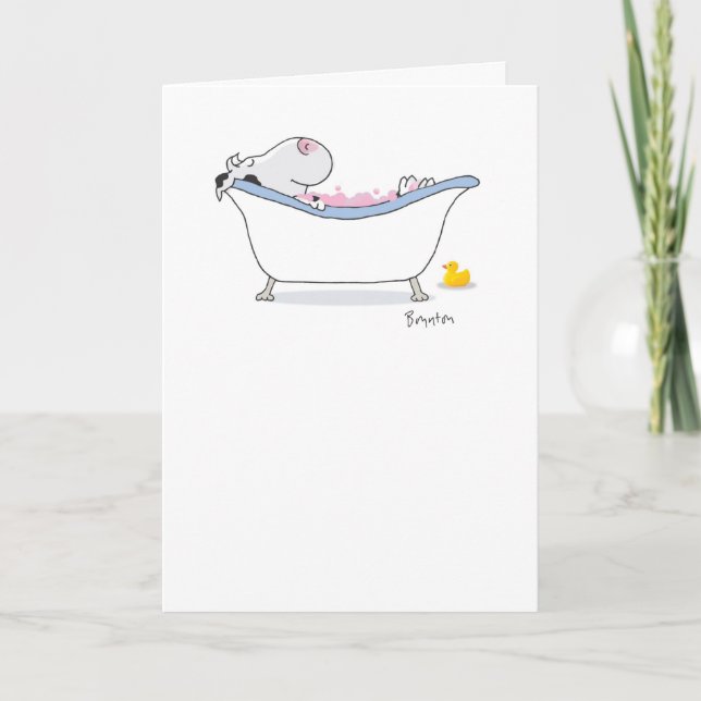 BUBBLE BATH CARD (Front)