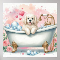 Bubble Bath Dog
