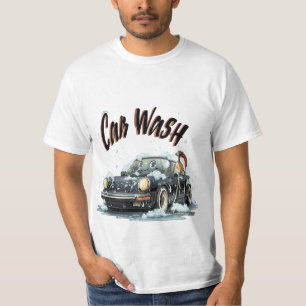 Bubble Bath for Your Ride: Car Wash Design T-Shirt