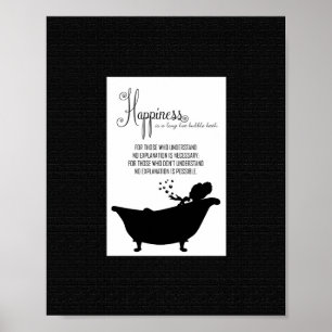 Bubble Bath Happiness Wall Art
