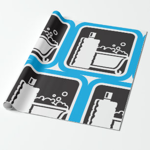 Bubble Bath Icon Wrapping Paper