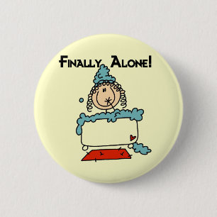 Bubble Bath Tshirts and Gifts 6 Cm Round Badge