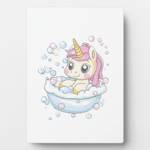 Bubble Bath Unicorn (1) Plaque