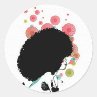 Bubble Bee Classic Round Sticker
