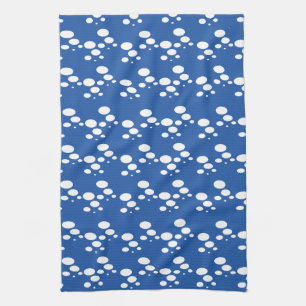 Bubble Blue Tea Towel