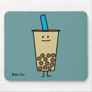 Bubble Boba Pearl Milk Tea Tapioca balls Mouse Mat