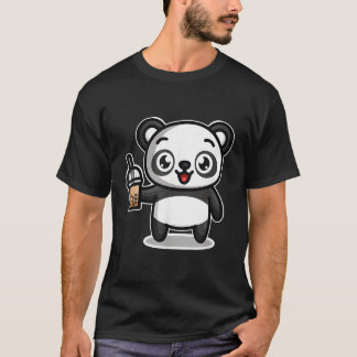 Bubble Boba Tea Kawaii Panda Bear T-Shirt