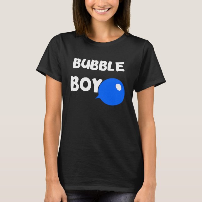 Bubble Boy Chewing Gum Boys Candy Ball Bubble T-Shirt (Front)