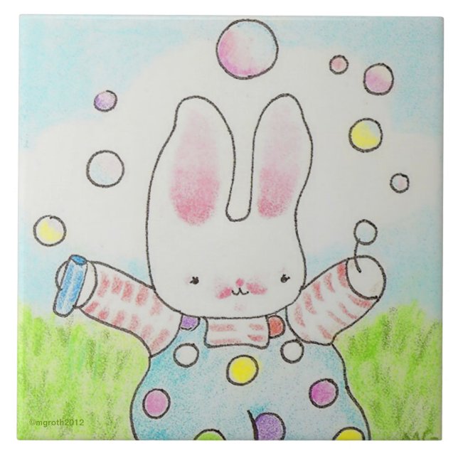 Bubble bunny tile (Front)