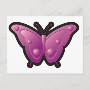 Bubble Butterfly 4 Postcard