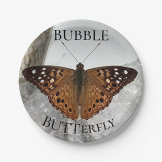 Bubble BUTTerfly Paper Plate