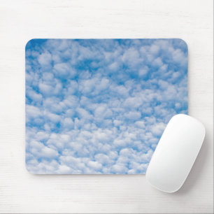 Bubble Clouds in Blue Sky Nature Photo Mammatus Mouse Mat