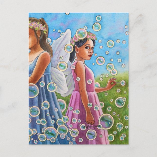 Bubble Fairies Postcard (Front)