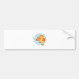 Bubble Fish Bumper Sticker
