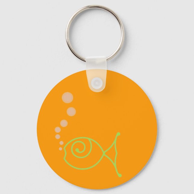 Bubble Fish Key Ring (Front)