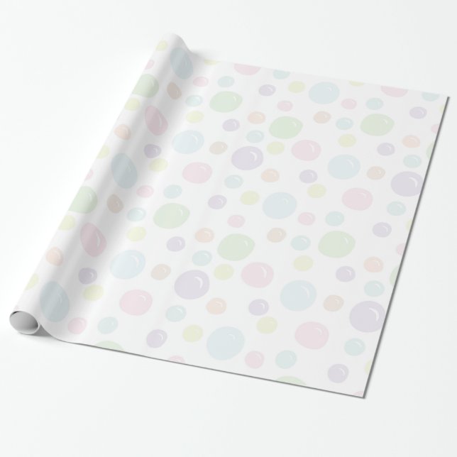 Bubble Fun Wrapping Paper (Unrolled)