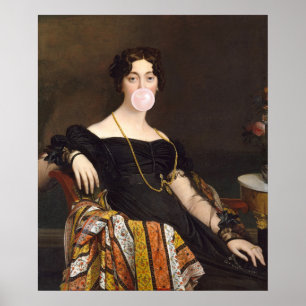 Bubble gum Diva Madame Ponselle Poster