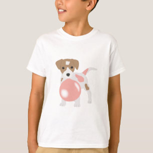 Bubble Gum Dog Blowing Bubble T-Shirt