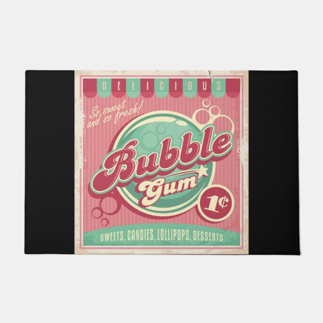Bubble Gum Doormat (Front)