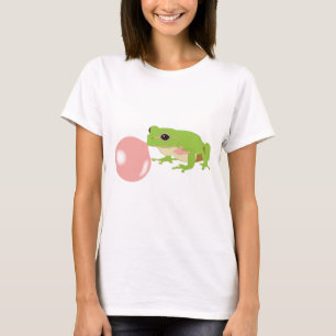 Bubble Gum Frog Blowing Bubble T-Shirt