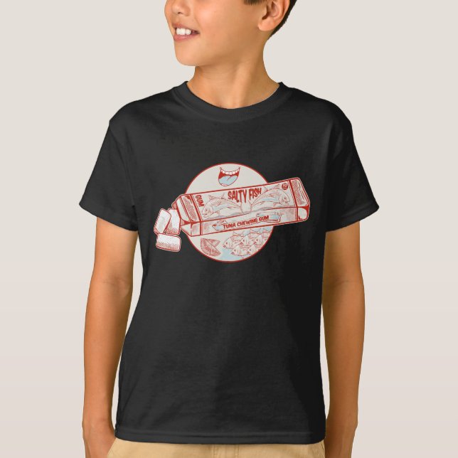 Bubble gum funny tuna fish flavour T-Shirt (Front)