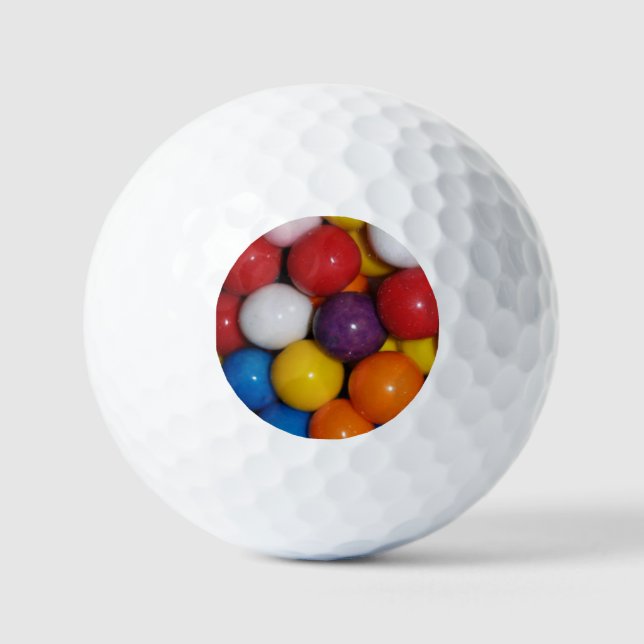 Bubble Gum   Golf Balls (Front)