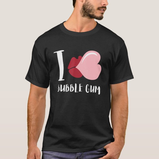 Bubble Gum Gumball Sweet Candy Machine Bubblegum T-Shirt (Front)