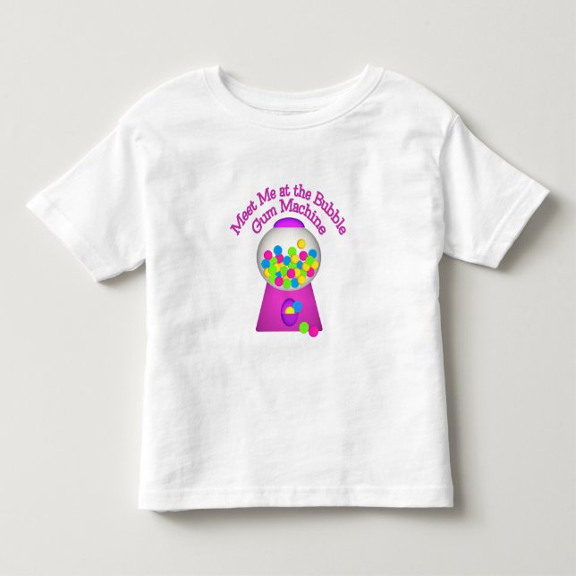 Bubble Gum Machine Toddler T-Shirt (Front)