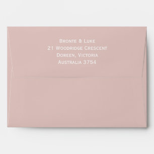 Bubble Gum Pink Envelope with Pink Love Liner