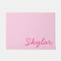 Bubble Gum Pink Hot Pink Custom Cursive Name