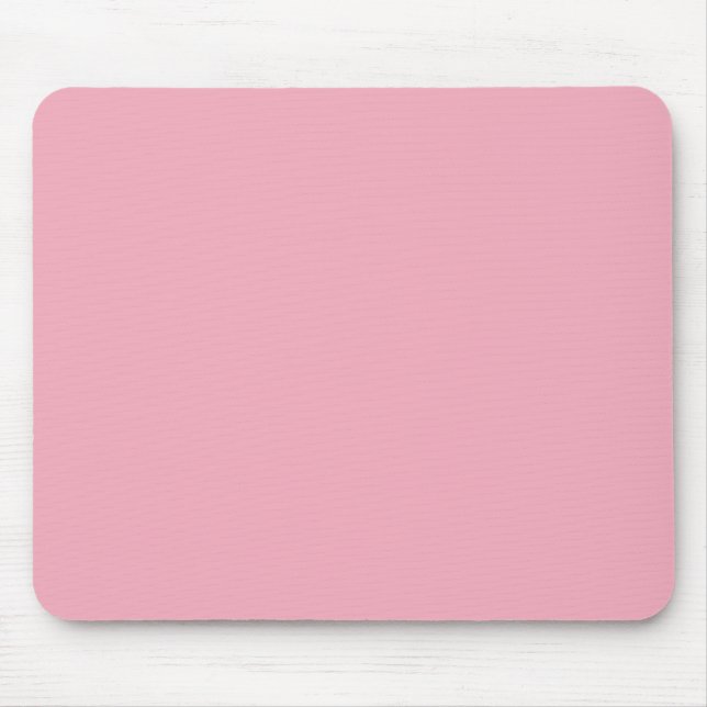 Bubble Gum Pink Solid Colour Mouse Mat (Front)
