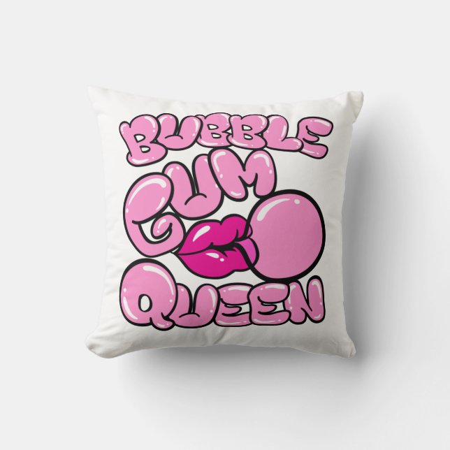 Bubble Gum Queen Bubblegum Cushion (Front)