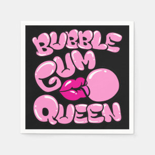 Bubble Gum Queen Napkin