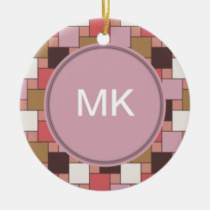 Bubble Gum Sorbet Ceramic Tree Decoration