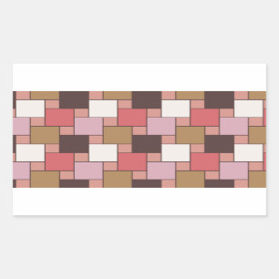 Bubble Gum Sorbet Rectangular Sticker