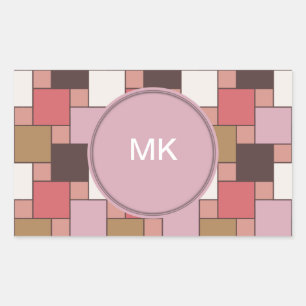 Bubble Gum Sorbet Rectangular Sticker