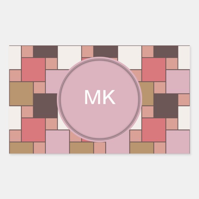 Bubble Gum Sorbet Rectangular Sticker (Front)