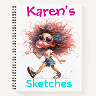 Bubble Gum Summer Notebook
