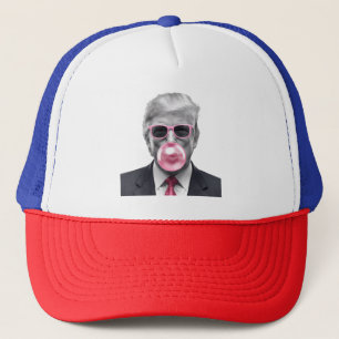 Bubble Gum Trump Donald Trump 2024 Vote for Trump Trucker Hat
