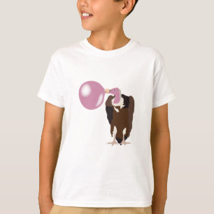 Bubble Gum Vulture Blowing Bubble T-Shirt