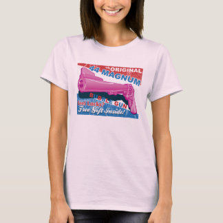 Bubble Gun - 44 Magnum Revolver in pink T-Shirt