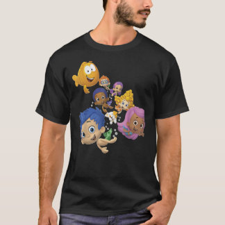 Bubble Guppies Full Cast Swimming Portrait  Essent T-Shirt