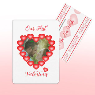 Bubble Heart Coupon Valentine Card