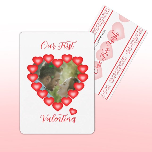 Bubble Heart Coupon Valentine Card (Creator Uploaded)