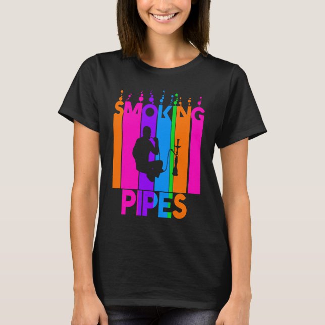 Bubble Hobby and Sport Smoking Pipes T-Shirt (Front)