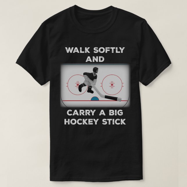 Bubble Hockey Guy T-Shirt (Design Front)